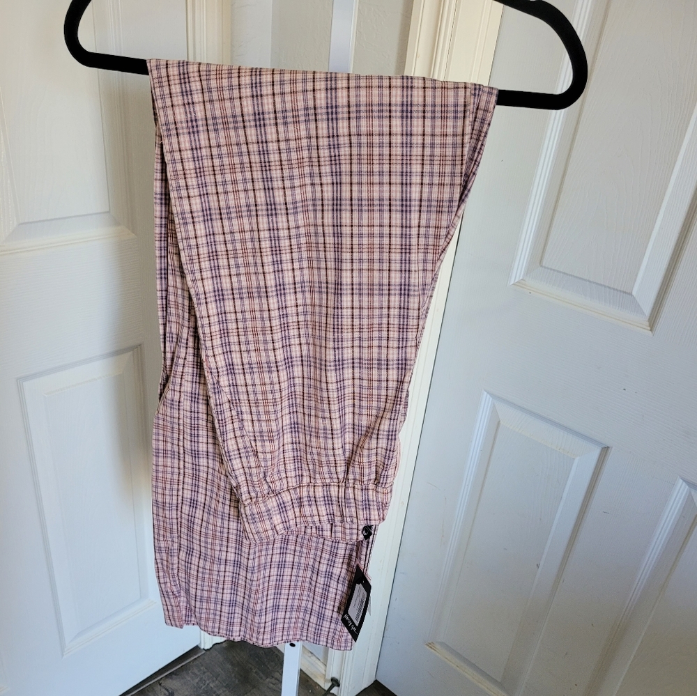 Pink Check Pantsuit Checked - Picture 3 of 3